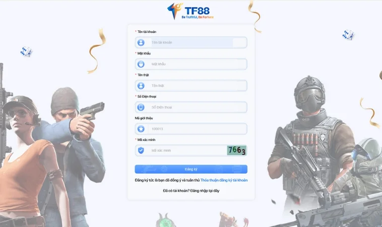 Các Bước Đăng Ký Tài Khoản TF88 Các Bước Đăng Ký Tài Khoản TF88